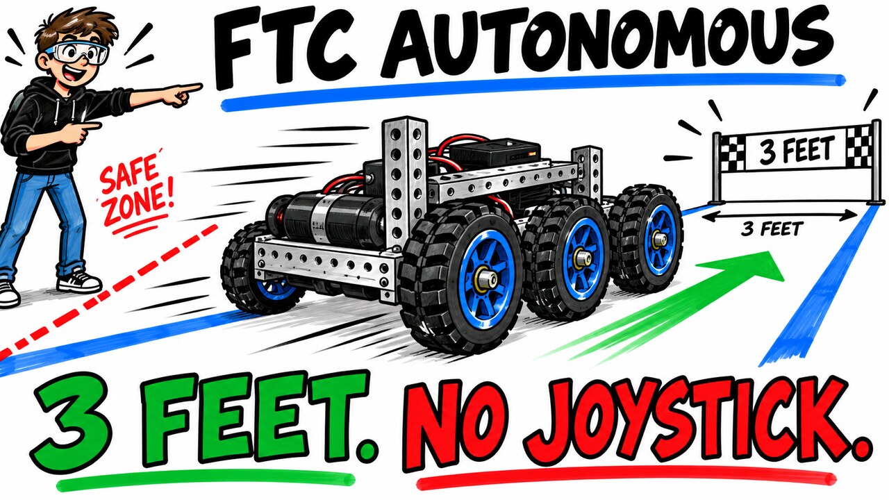 Cover for Video 9 FTC Java Autonomous Drive Forward Three Feet and Stop